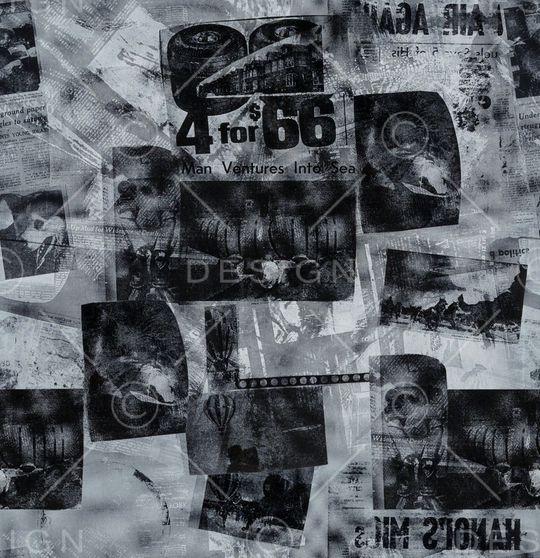 报纸印花华亿平台图片