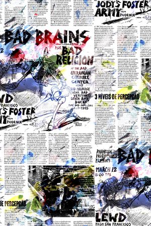 报纸印花华亿平台图片