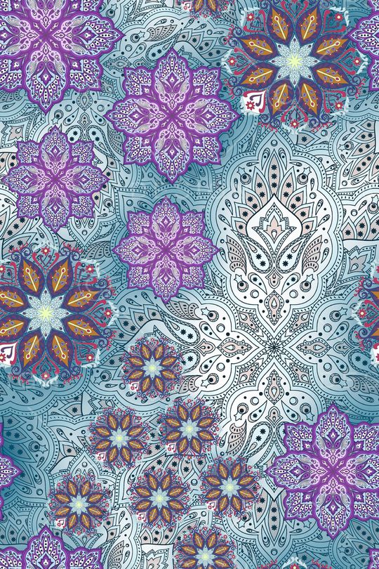 传统纹样印花华亿平台图片