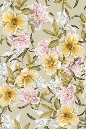 绿植树叶印花华亿平台图片