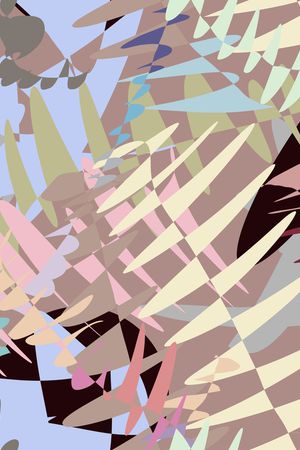 几何花卉印花华亿平台图片