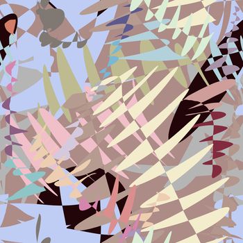 几何花卉印花华亿平台图片