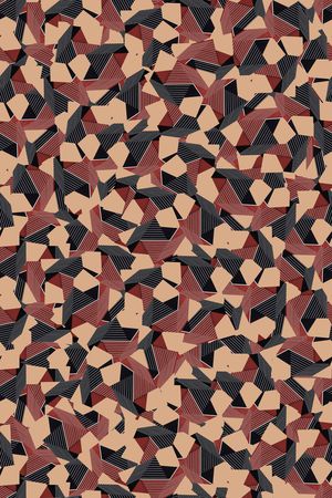 几何印花华亿平台图片