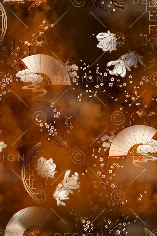 传统纹样印花华亿平台图片