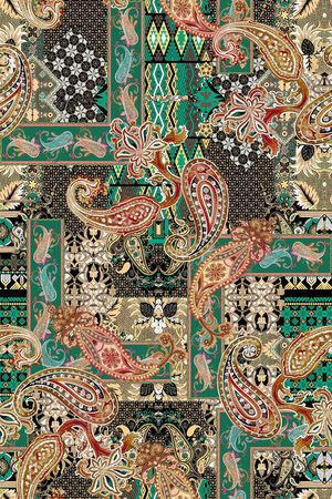 民族风印花华亿平台图片