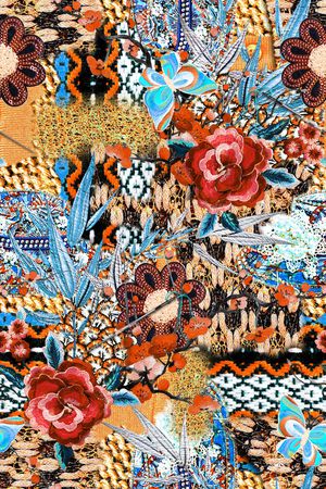 民族风印花华亿平台图片