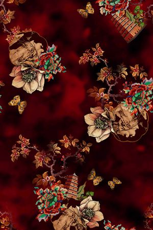 几何印花华亿平台图片