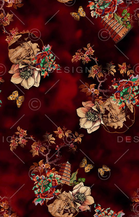 几何印花华亿平台图片