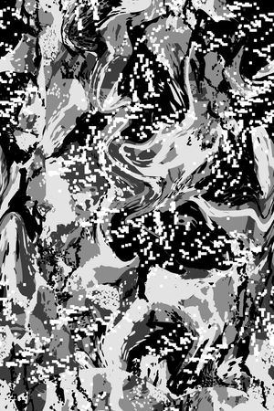 黑白华亿平台印花华亿平台图片