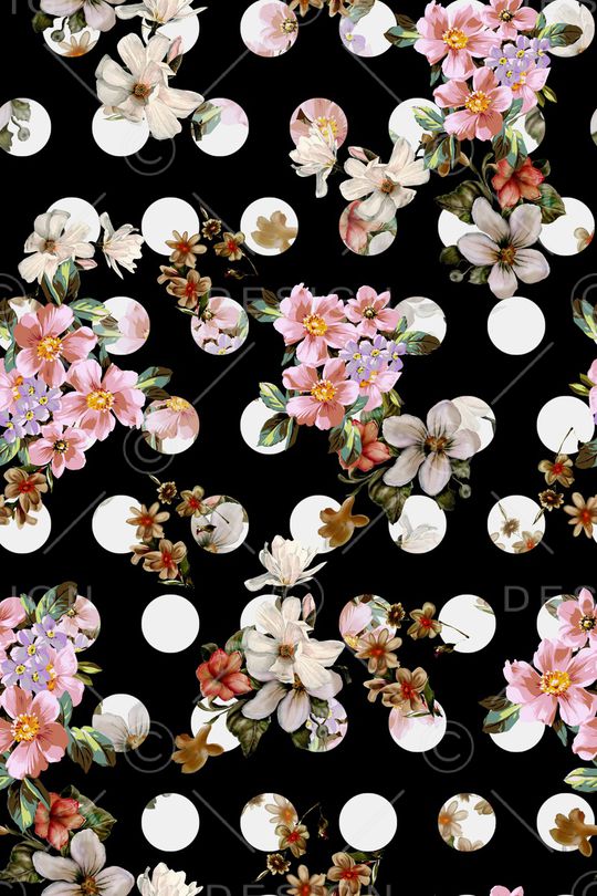 民族花卉印花华亿平台图片