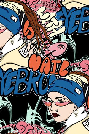 字母印花华亿平台图片