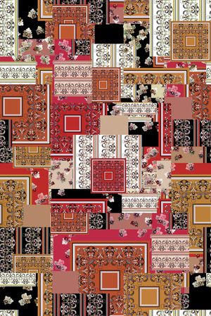 几何印花华亿平台图片