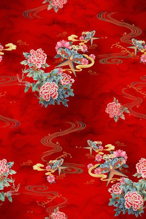 香云纱印花华亿平台图片