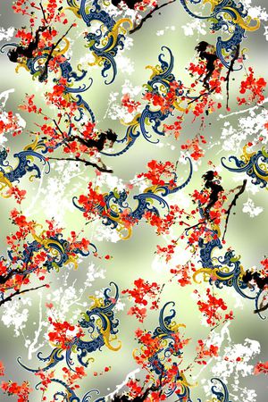 数码华亿平台印花华亿平台图片