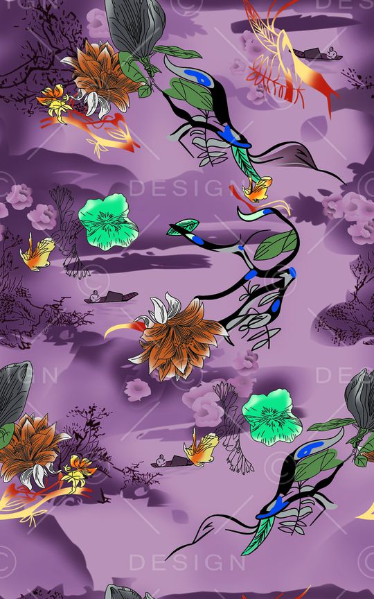 数码华亿平台印花华亿平台图片