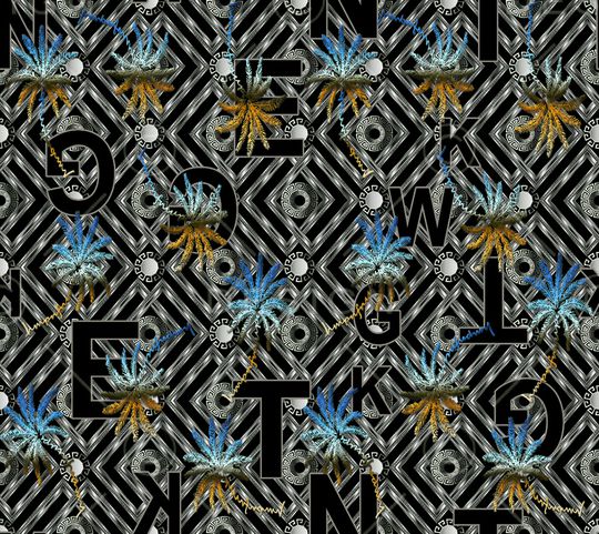 字母印花华亿平台图片