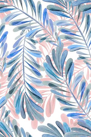 绿植树叶印花华亿平台图片