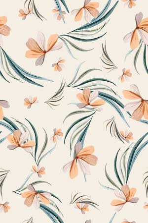 绿植树叶印花华亿平台图片