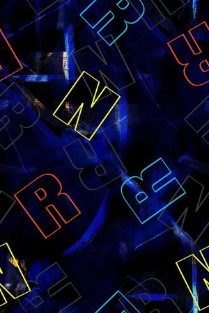 字母印花华亿平台图片