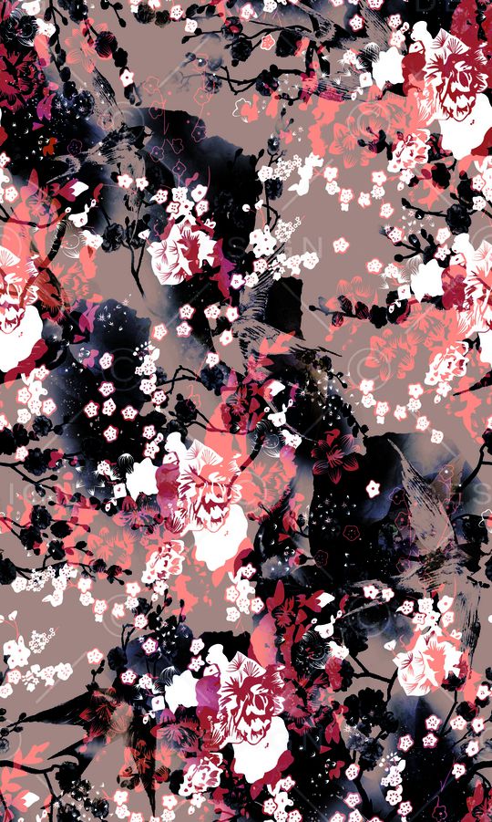 定位花印花华亿平台图片