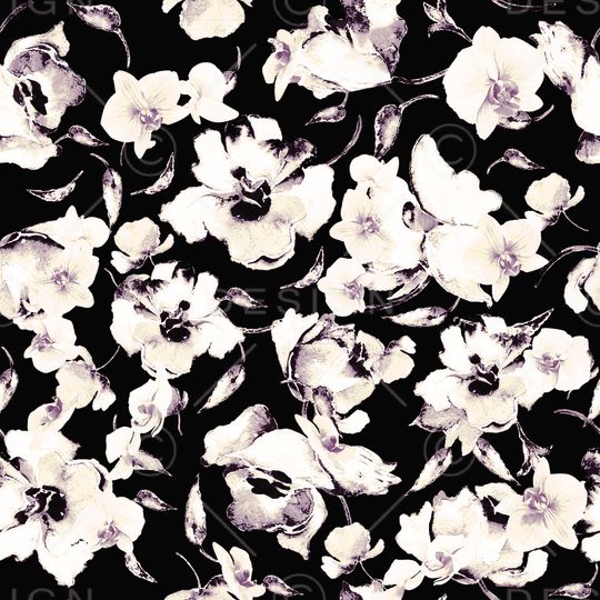 黑白华亿平台印花华亿平台图片