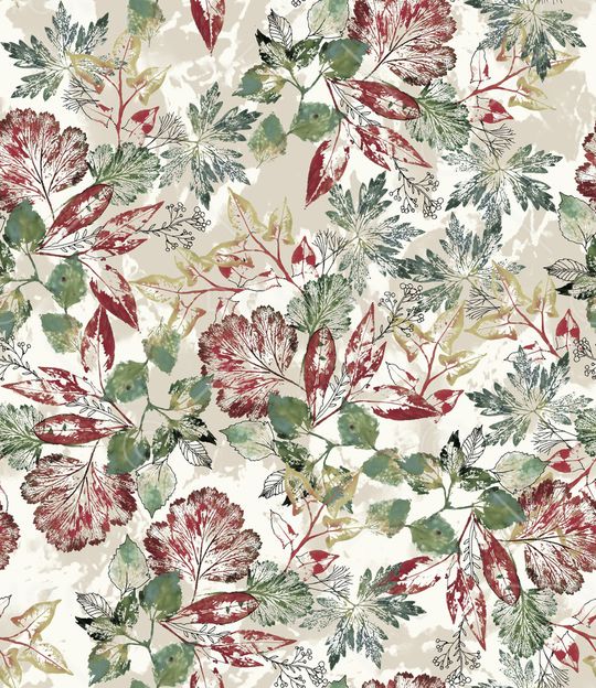 绿植树叶印花华亿平台图片