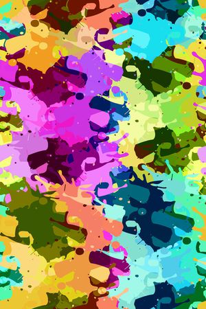 抽象男装印花华亿平台图片