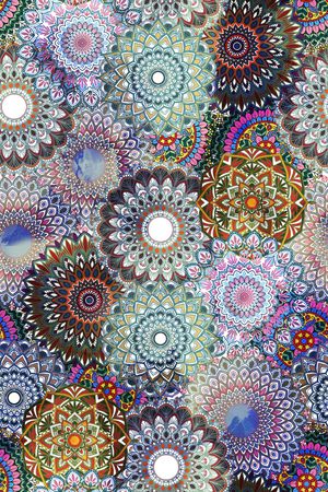 佩斯利印花华亿平台图片