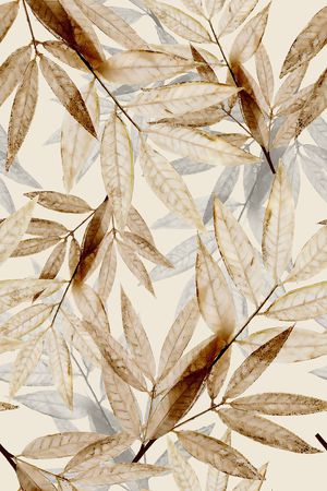 绿植树叶印花华亿平台图片