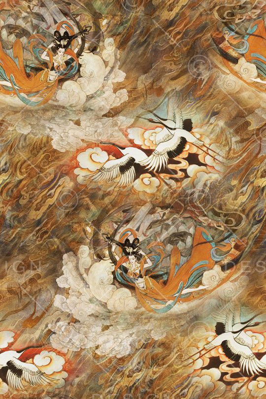 香云纱印花华亿平台图片