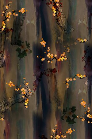 连衣裙印花华亿平台图片