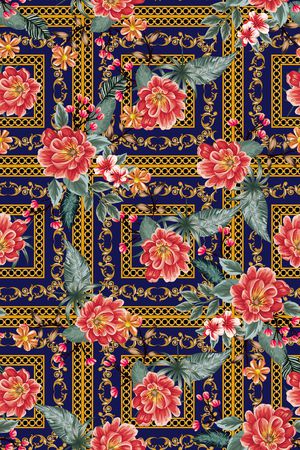 几何印花华亿平台图片