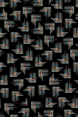 线条印花华亿平台图片