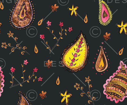 复古印花华亿平台图片