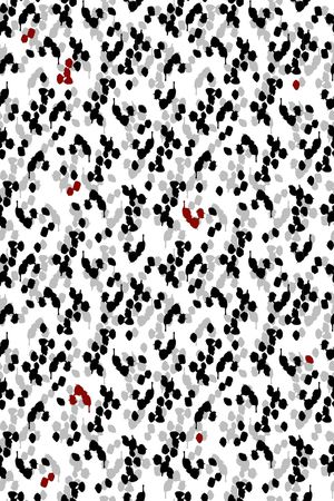 黑白华亿平台印花华亿平台图片