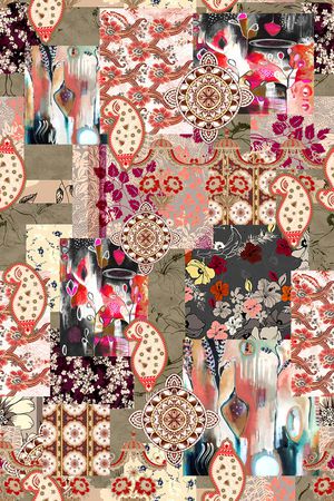 民族风印花华亿平台图片