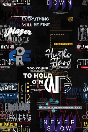 字母印花华亿平台图片