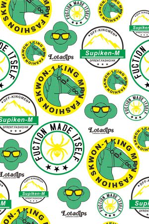 字母印花华亿平台图片