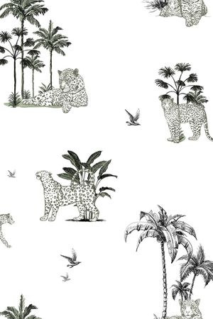 绿植树叶印花华亿平台图片