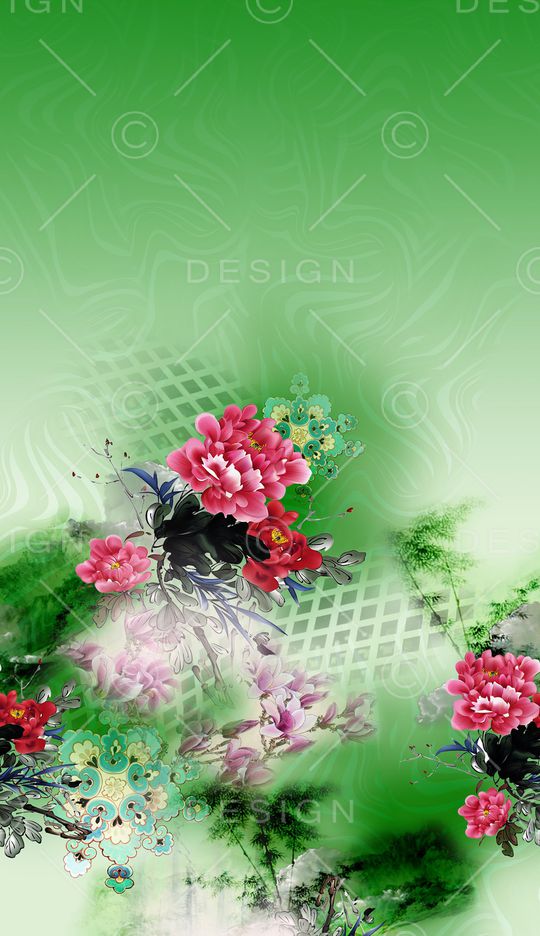 定位花印花华亿平台图片