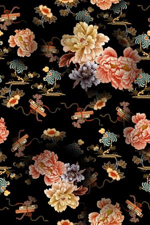 民族风印花华亿平台图片