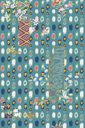 几何印花华亿平台图片