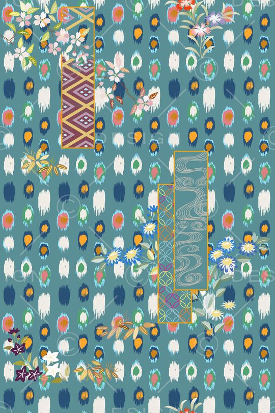 几何印花华亿平台图片