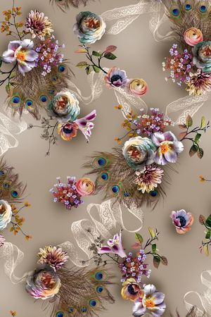 网布蕾丝印花华亿平台图片