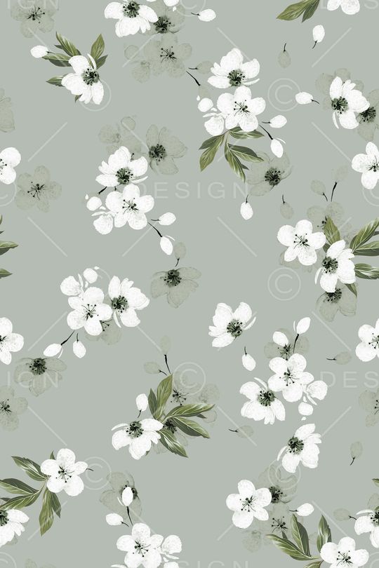 清爽底花卉印花华亿平台图片