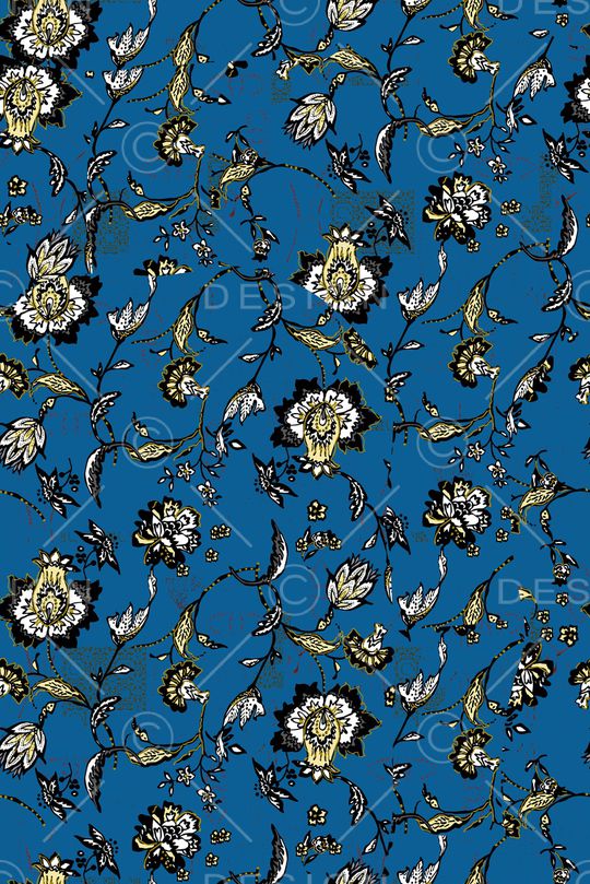 连衣裙印花华亿平台图片