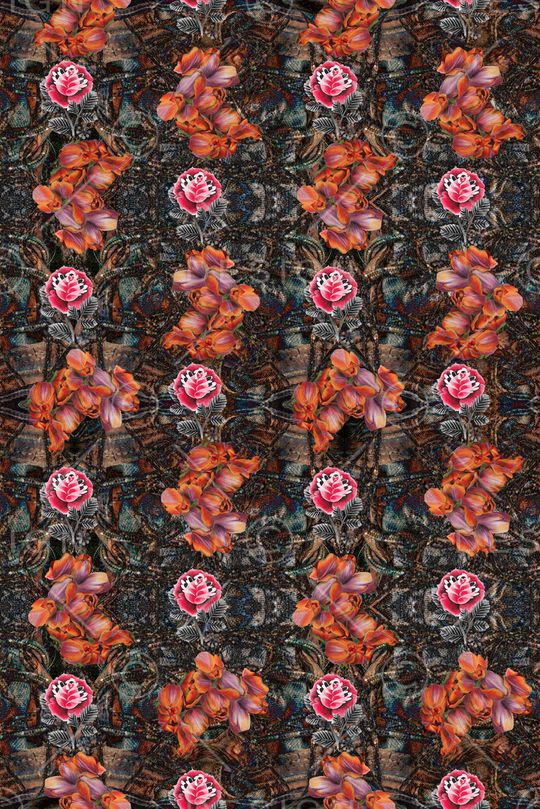 复古印花华亿平台图片