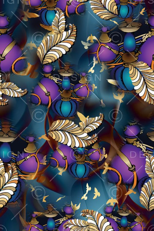 复古印花华亿平台图片