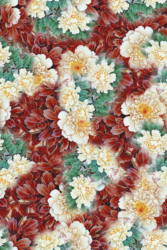 复古印花华亿平台图片