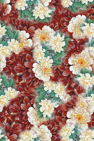 复古印花华亿平台图片